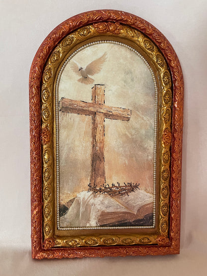 Handcrafted Christian Shelf Sitter