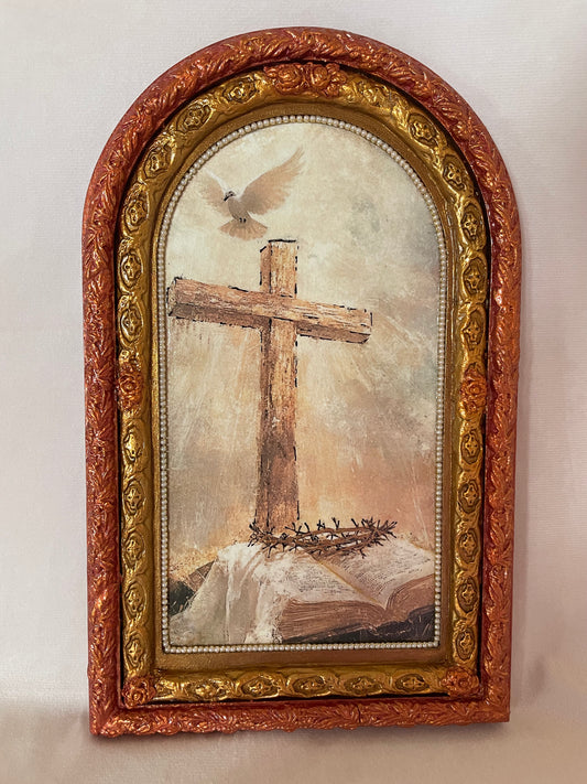 Handcrafted Christian Shelf Sitter