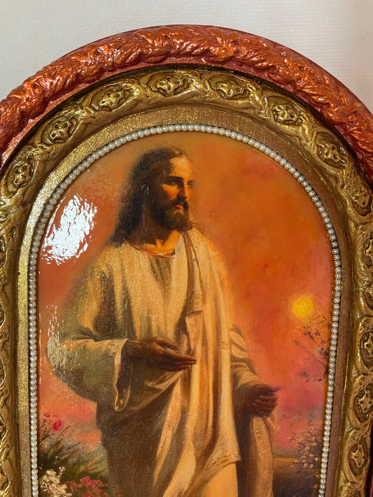 Jesus Arched Frame Shelf Sitter