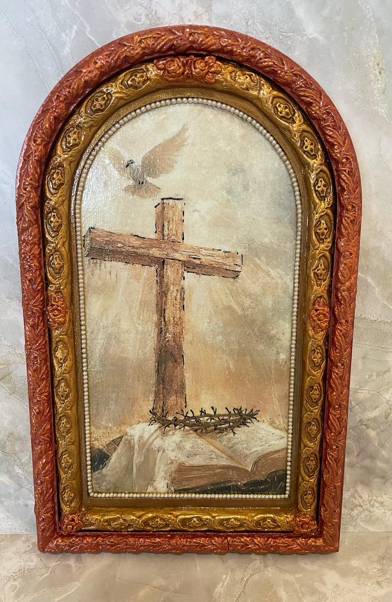 Handcrafted Christian Shelf Sitter