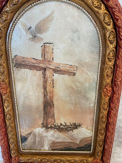 Handcrafted Christian Shelf Sitter